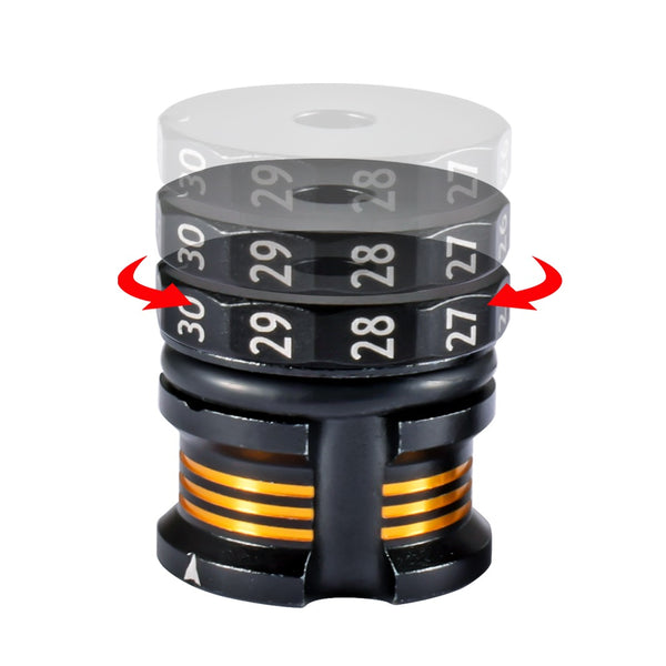 RC Ride Height Gauge - Aluminum Alloy Adjustable Ruler 20-30mm For RC Car Model Repair