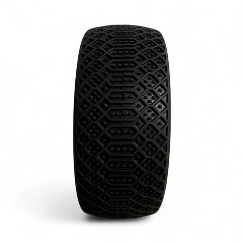 PBR ‘BARR’ 1/8 competition Buggy Tyres Clay Soft - Pair