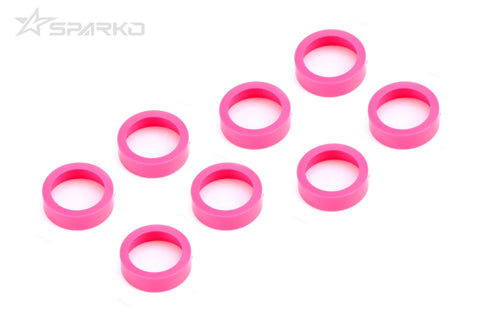 Sparko F8 Pink Bearing Spacers (8)