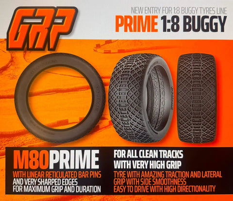 GRP Prime — 1/8 Buggy Tyres Pair (Tyre Only)