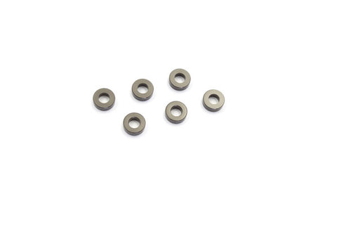 Kyosho Anodized Washer 2mm (6) - Gun Metal W0142GM