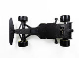 WIRC LM26 chassis top-down view showing full carbon fibre chassis layout