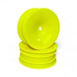 PBR 1/10 Front Wheel Wide - Pair - Yellow