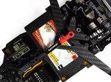 WIRC LM26 close-up of radio receiver, servo, and electronics mounting