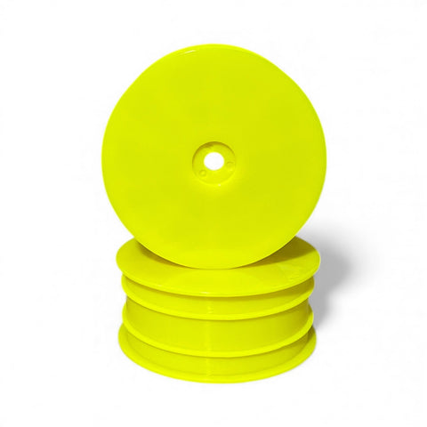 PBR 1/10 Front Wheel 4WD - Pair - Yellow