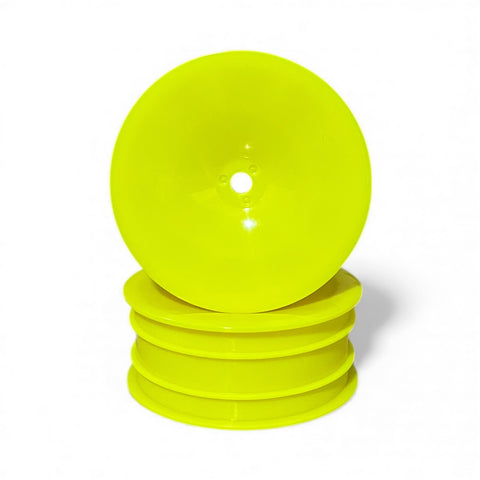 PBR 1/10 Front Wheel Wide - Pair - Yellow