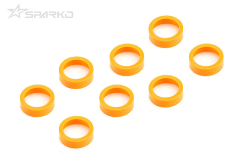 Sparko F8 Orange Bearing Spacers (8)