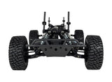 WIRC ST8 chassis front view showing front bumper, shocks, and suspension arms