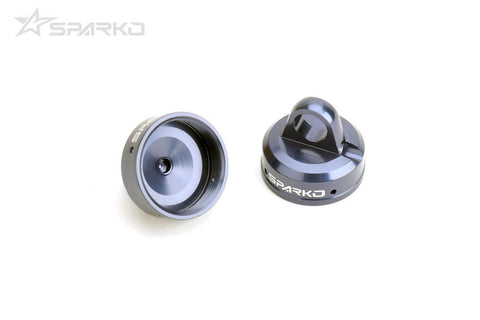 Sparko F8 & F8E 7075 Aluminium Shock Caps (2pcs)