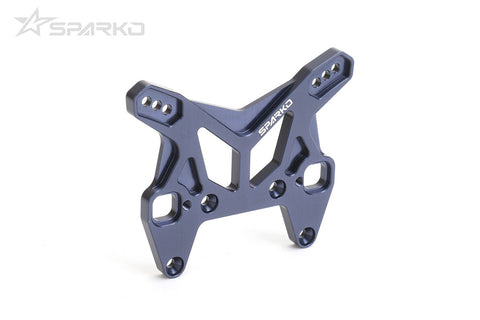 Sparko F8 7075 Aluminium Front Shock Tower (Dark Blue)