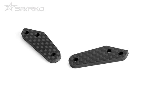 Sparko F8 Carbon Fiber Steering Knuckle Plate (R=L) 3.0mm (2pcs)