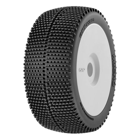 GRP MICRO - PRE GLUED WHITE WHEEL- PAIR