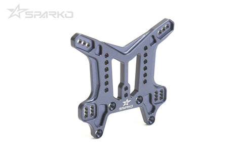 Sparko F8 7075 Aluminium Rear Shock Tower (Dark Blue)