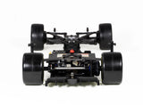 WIRC LM26 chassis front view showing steering and front suspension geometry