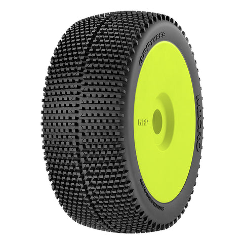 GRP MICRO - PRE GLUED YELLOW WHEEL- PAIR