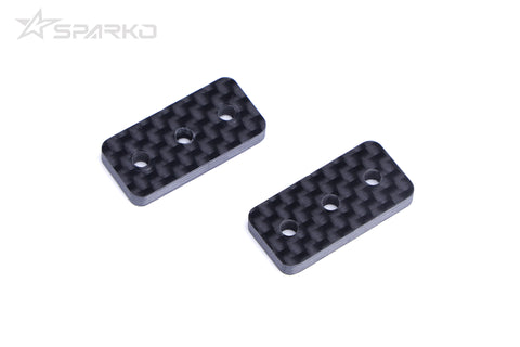 Sparko F8 Carbon Chassis Rear Support SE 3mm 2pcs