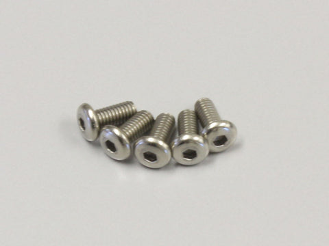 Kyosho Hex Button Head Screws Titanium M2.6x6mm (5) 1-S12606HT