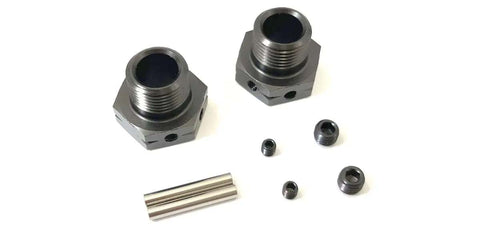 Kyosho Wide Wheel Hub (2) Gun Metal IFW625WB