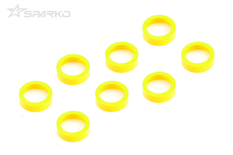 Sparko F8 Yellow Bearing Spacers (8)
