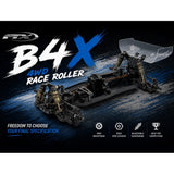 FTX B4X 4WD 1/10 Race Buggy Roller Chassis – view 2