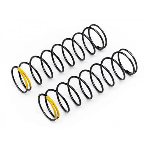 HB RACING Shock Spring Rear - Pair - Yellow 109815