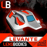 1/8 OFFROAD BODY LEVANTE ULTRA LIGHT WEIGHT - LB08LVT-UL - HOT RACE