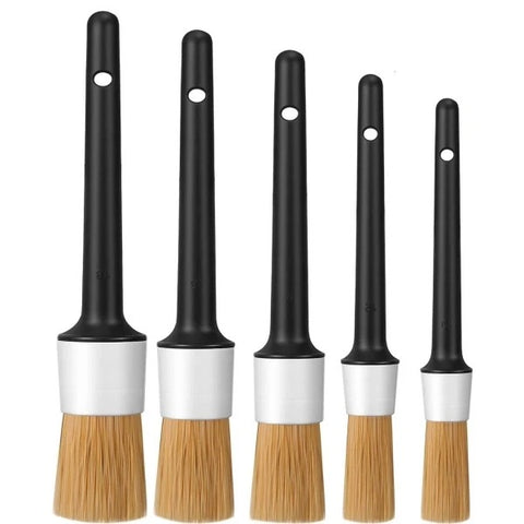 Pack of 5 Boars Hair Cleaning Brushes