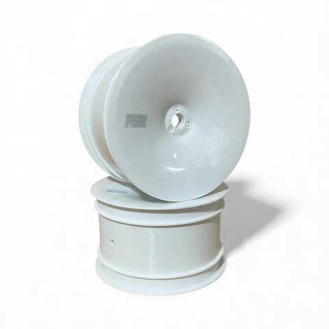 PBR 1/10 Rear Wheel 2wd/4wd - Pair - White