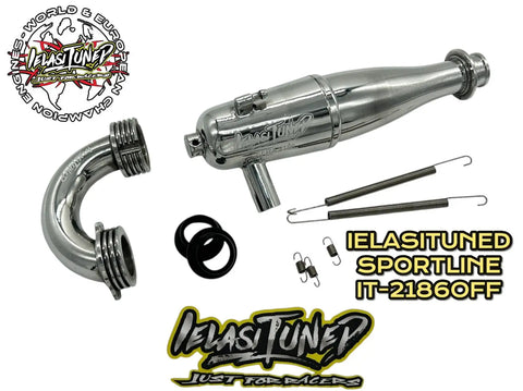 Ielasi Tuned EFRA 2186 Sportline Polish Pipe Kit — .21 Off Road