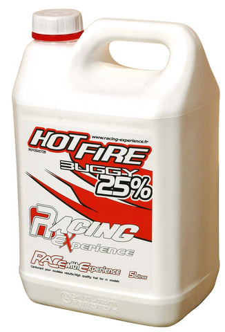 Racing Experience Hot Fire Buggy 25% nitro race fuel 5 litre, REF05HOT211