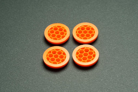 WRC SBX.1 OPTIONAL SHOCK RUBBER MEMBRANE CELL ORANGE (HARD) 100112H