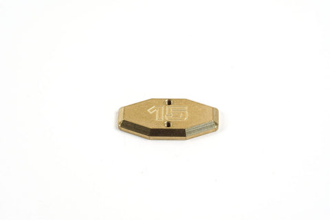 WRC SBX.1 OPTIONAL BRASS WEIGHT (15G) 100519-1