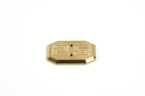 WRC SBX.1 OPTIONAL BRASS WEIGHT (25G) 100519