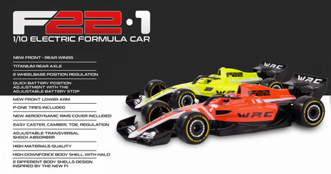 Manuel d'instructions de la voiture WRC F22.1 Electric Formula RC Manuel d'instructions de la voiture WRC F22.1 Electric Formula RC