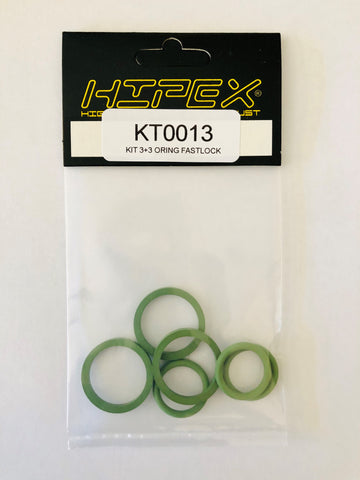 HIPEX GASKET SET FOR 2135 FASTLOCK - 3 + 3 PIECE KIT KT0013